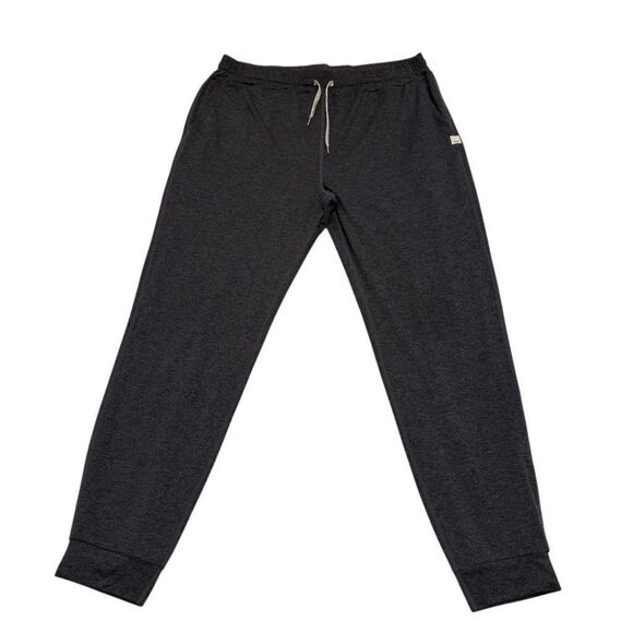 Vuori Halo Essential Black Joggers Size Large  Pants Dream Knit - Picture 1 of 7